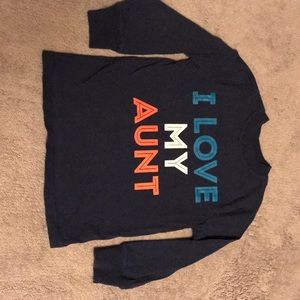 I love my Aunt boys long sleeve